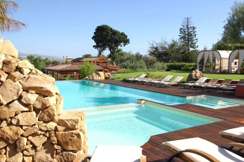 Villa Morgana Resort Pool in Messina
