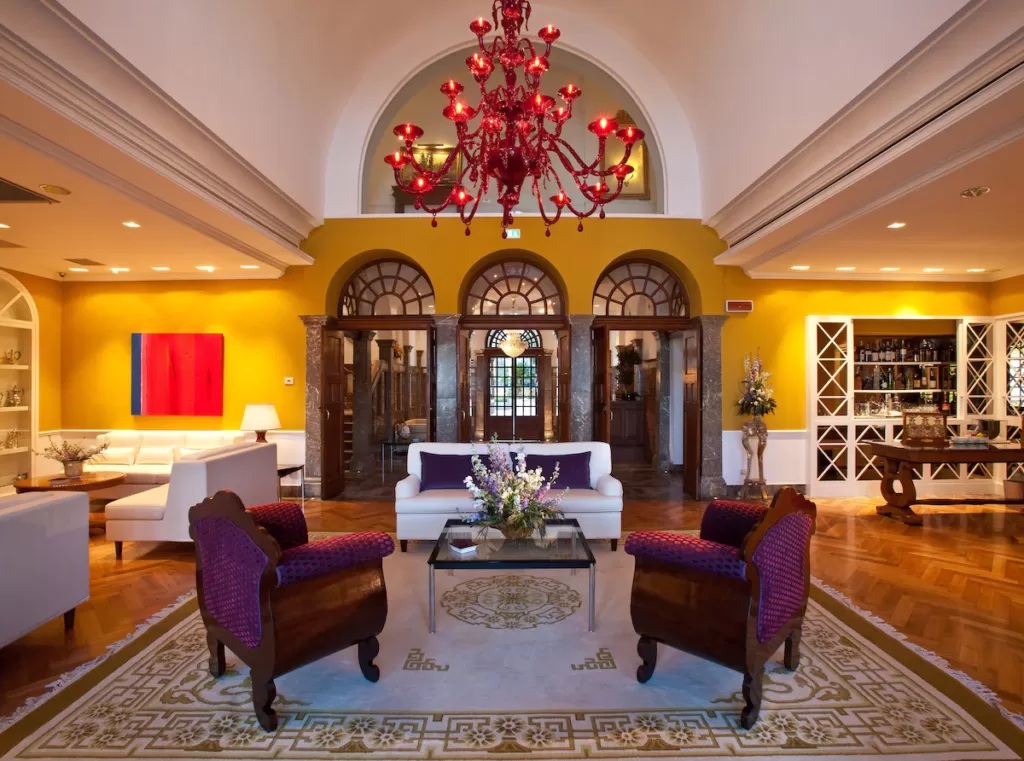 The Ashbee Hotel interior. One of the best hotels in Sicily