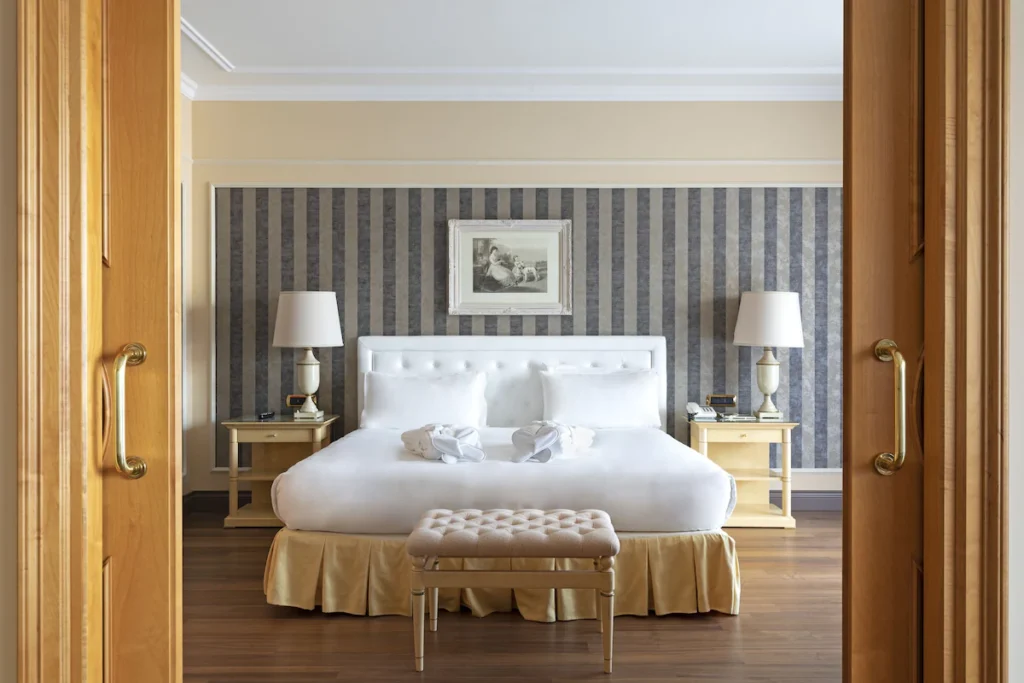 Luxury Bologna hotel room at the royal hotel carlton